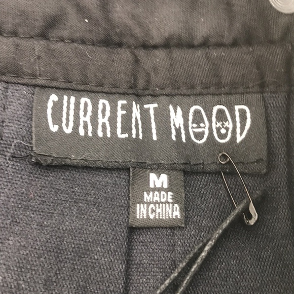 New Dolls Kill Current Mood Spade Punk Goth Vegan Leather Pleated Mini Skirt NWT - Picture 8 of 16